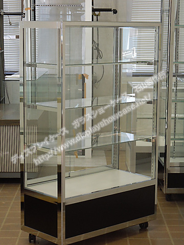 ハヤノ エクシード 立ケース クローム RD-181116-5-1284 | ガラスショーケースの制作・通販なら石山製作所