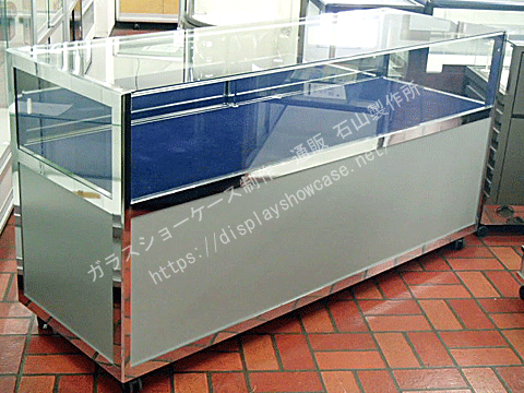 ハヤノ エクシード カウンターケース クローム RD-210430-3-3782 | ガラスショーケースの制作・通販なら石山製作所