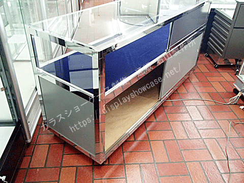 ハヤノ エクシード カウンターケース クローム RD-210430-3-3782 | ガラスショーケースの制作・通販なら石山製作所